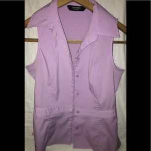 EXPRESS (Sz: 1/2) Lavender/ sleeveless / button up